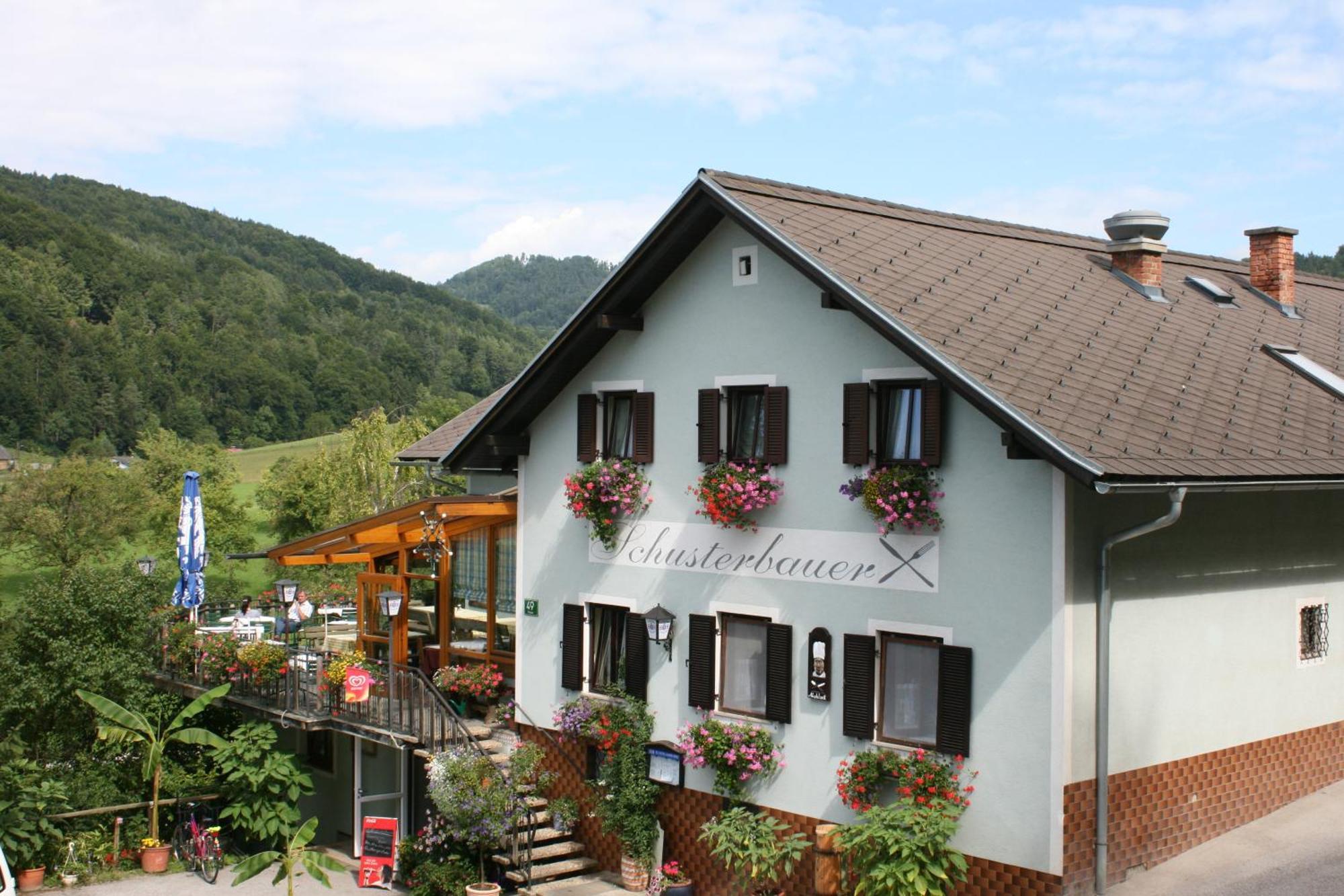 Gasthaus - Gaestehaus Schusterbauer Rein المظهر الخارجي الصورة